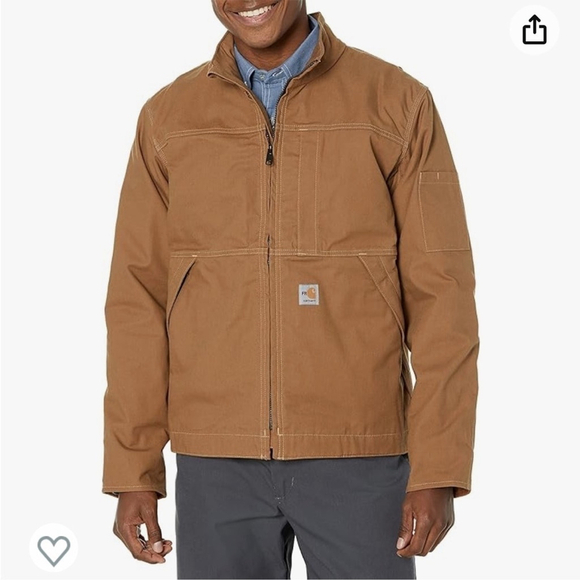 Carhartt Men's Flame Resistant Full Swing Relaxed Fit Quick Duck Lined Jacket LG - Picture 1 of 16